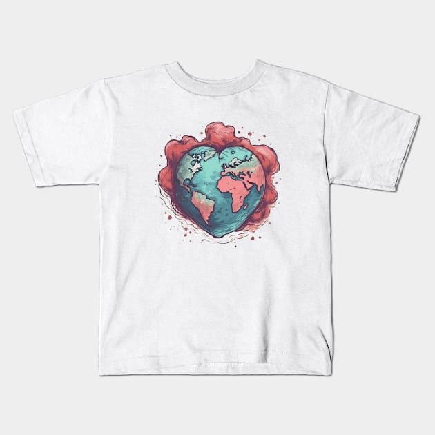 Earth Day Kids T-Shirt by gblackid